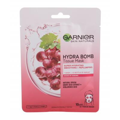Garnier Skin Naturals Hydra Bomb Natural Origin Grape Seed Extract Pleťová maska pro ženy 1 ks