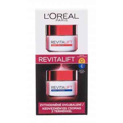 L'Oréal Paris Revitalift Duo Set Dárková kazeta denní pleťový krém Revitalift 50 ml + noční pleťový krém Revitalift 50 ml