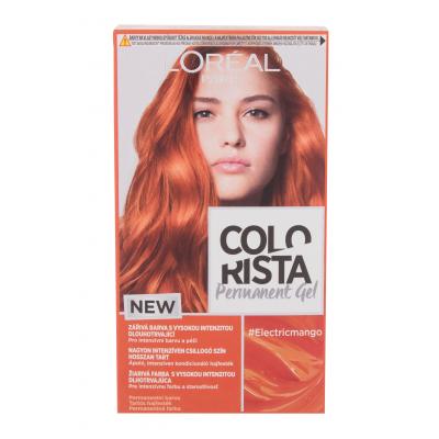 L'Oréal Paris Colorista Permanent Gel Barva na vlasy pro ženy 60 ml Odstín Electric Mango