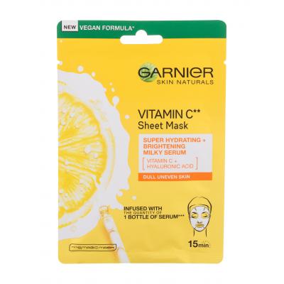 Garnier Skin Naturals Vitamin C Sheet Mask Pleťová maska pro ženy 1 ks