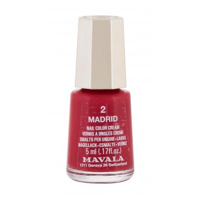 MAVALA Mini Color Cream Lak na nehty pro ženy 5 ml Odstín 2 Madrid