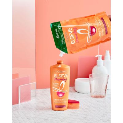 L&#039;Oréal Paris Elseve Dream Long Restoring Shampoo Šampon pro ženy Náplň 500 ml