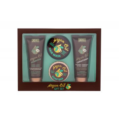 Xpel Argan Oil Gift Set Dárková kazeta šampon Argan Oil 100 ml + kondicionér Argan Oil 100 ml + tuhé mýdlo Argan Oil 50 g + maska na vlasy Argan Oil 50 g