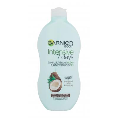 Garnier Intensive 7 Days Softening Coconut Milk Tělové mléko pro ženy 400 ml