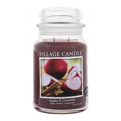 Village Candle Apples & Cinnamon Vonná svíčka 602 g