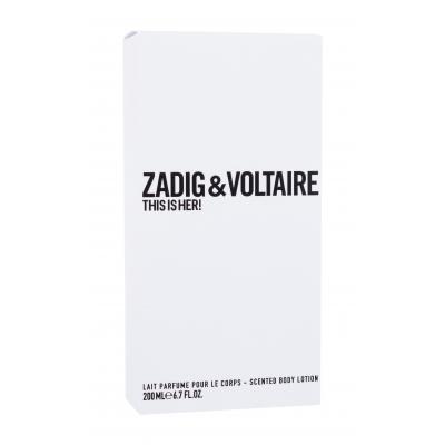 Zadig &amp; Voltaire This is Her! Tělové mléko pro ženy 200 ml