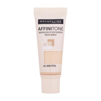 Maybelline Affinitone Make-up pro ženy 30 ml Odstín 02 Light Porcelain