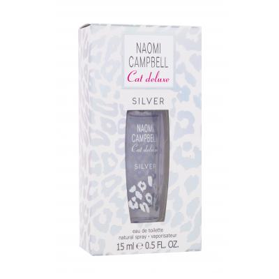 Naomi Campbell Cat Deluxe Silver Toaletní voda pro ženy 15 ml