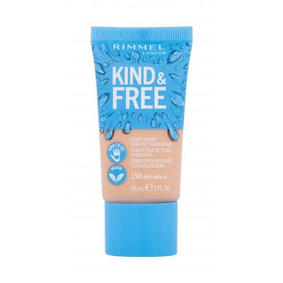 Rimmel London Kind & Free Skin Tint Foundation Make-up pro ženy 30 ml Odstín 150 Rose Vanilla
