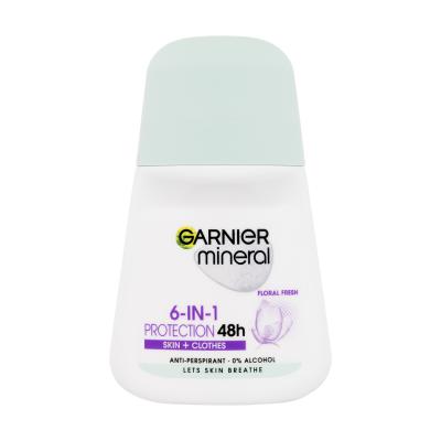 Garnier Mineral Protection 6-in-1 Floral Fresh 48h Antiperspirant pro ženy 50 ml