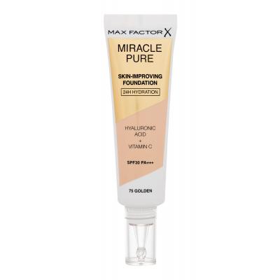 Max Factor Miracle Pure Skin-Improving Foundation SPF30 Make-up pro ženy 30 ml Odstín 75 Golden