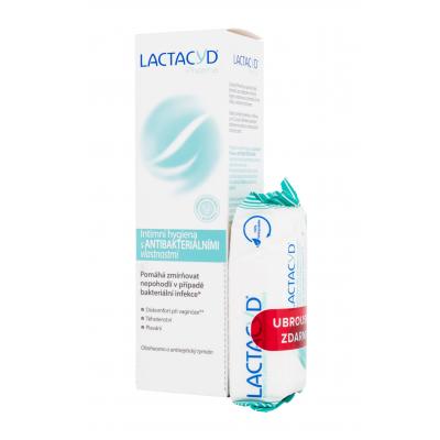 Lactacyd Pharma Antibacterial Dárková kazeta antibakteriální intimní mycí gel Pharma Anti-Bacterial 250 ml + ubrousky pro intimní hygienu Pharma Anti-Bacterial 15 ks