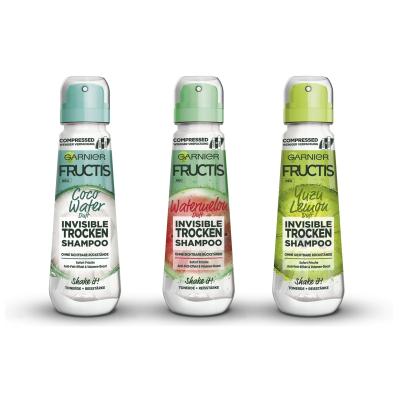 Garnier Fructis Yuzu Lemon Invisible Dry Shampoo Suchý šampon pro ženy 100 ml