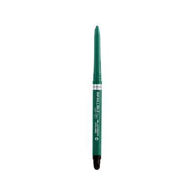 L&#039;Oréal Paris Infaillible Grip 36H Gel Automatic Eye Liner Tužka na oči pro ženy 1,2 g Odstín 008 Emerald Green