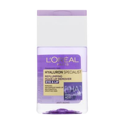 L'Oréal Paris Hyaluron Specialist Replumping Make-Up Remover Odličovač očí pro ženy 125 ml