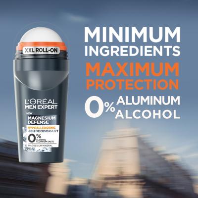 L&#039;Oréal Paris Men Expert Magnesium Defence 48H Deodorant pro muže 50 ml