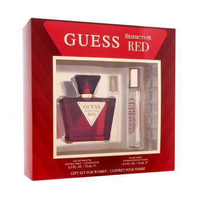 GUESS Seductive Red Dárková kazeta toaletní voda 75 ml + toaletní voda 15 ml