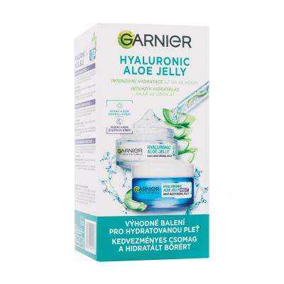 Garnier Skin Naturals Hyaluronic Aloe Jelly Dárková kazeta denní pleťový gel Skin Naturals Hyaluronic Aloe Jelly Daily Moisturizing Jelly 50 ml + noční pleťový gel Skin Naturals Hyaluronic Aloe Jelly Night Moisturizing Jelly 50 ml