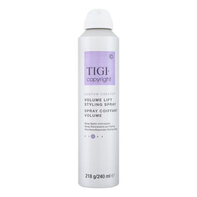 Tigi Copyright Custom Create Volume Lift Styling Spray Tužidlo na vlasy pro ženy 240 ml