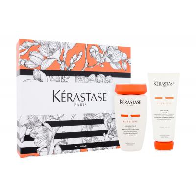 Kérastase Nutritive Dárková kazeta šampon Nutritive Bain Satin 1 Irisome Nutrition Shampoo 250 ml + kondicionér Nutritive Lait Vital Irisome Nutrition Care 200 ml