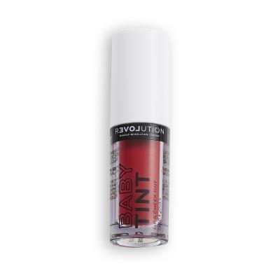Revolution Relove Baby Tint Lip &amp; Cheek Rtěnka pro ženy 1,4 ml Odstín Rouge