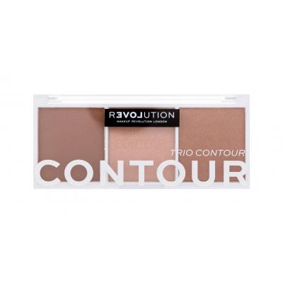 Revolution Relove Colour Play Contour Trio Konturovací paletka pro ženy 6 g Odstín Baked Sugar