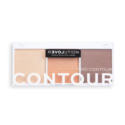 Revolution Relove Colour Play Contour Trio Konturovací paletka pro ženy 6 g Odstín Bronze Sugar
