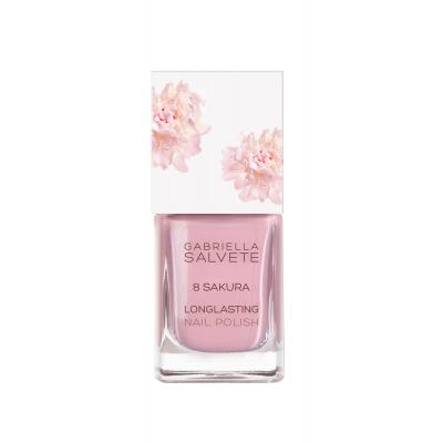Gabriella Salvete Flower Shop Longlasting Nail Polish Lak na nehty pro ženy 11 ml Odstín 8 Sakura