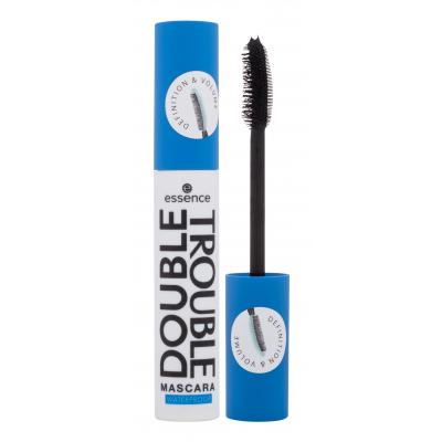 Essence Double Trouble Waterproof Řasenka pro ženy 12 ml Odstín Black