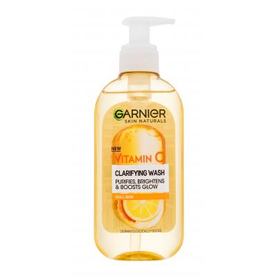 Garnier Skin Naturals Vitamin C Clarifying Wash Čisticí gel pro ženy 200 ml