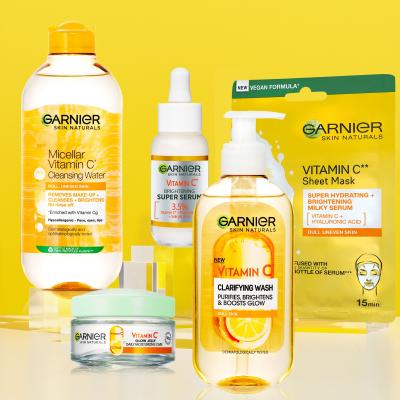 Garnier Skin Naturals Vitamin C Clarifying Wash Čisticí gel pro ženy 200 ml