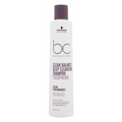 Schwarzkopf Professional BC Bonacure Clean Balance Tocopherol Shampoo Šampon pro ženy 250 ml
