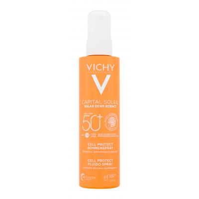 Vichy Capital Soleil Cell Protect Water Fluid Spray SPF50+ Opalovací přípravek na tělo 200 ml