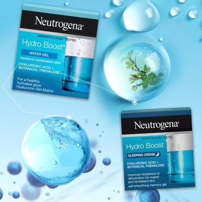 Neutrogena Hydro Boost Dárková kazeta denní pleťový gel Hydro Boost Water Gel 50 ml + noční pleťový krém Hydro Boost Sleeping Cream 50 ml