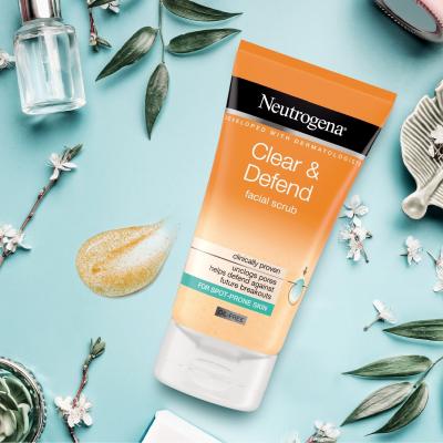 Neutrogena Clear &amp; Defend Facial Scrub Peeling 150 ml