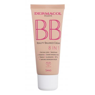 Dermacol BB Beauty Balance Cream 8 IN 1 SPF15 BB krém pro ženy 30 ml Odstín 4 Sand