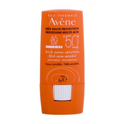 Avene Stick Zones Sensibles SPF 50+ Opalovací přípravek na tělo 8 g