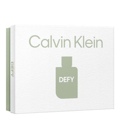 Calvin Klein Defy Dárková kazeta toaletní voda 100 ml + toaletní voda 10 ml + sprchový gel 100 ml