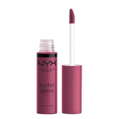 NYX Professional Makeup Butter Gloss Lesk na rty pro ženy 8 ml Odstín 41 Cranberry Pie