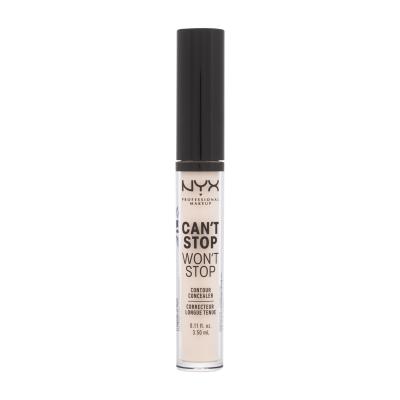 NYX Professional Makeup Can't Stop Won't Stop Contour Concealer Korektor pro ženy 3,5 ml Odstín 1.5 Fair