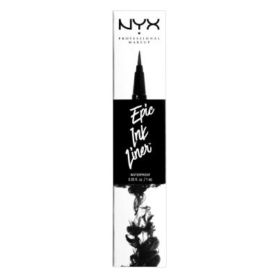 NYX Professional Makeup Epic Ink Liner Oční linka pro ženy 1 ml Odstín 01 Black