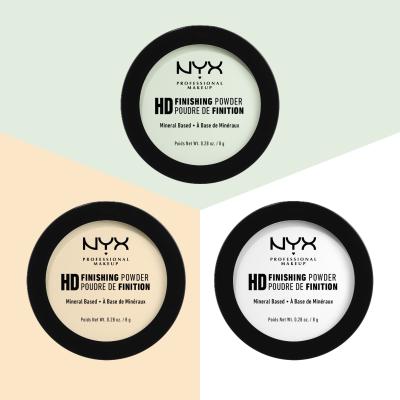 NYX Professional Makeup High Definition Finishing Powder Pudr pro ženy 8 g Odstín 01 Translucent