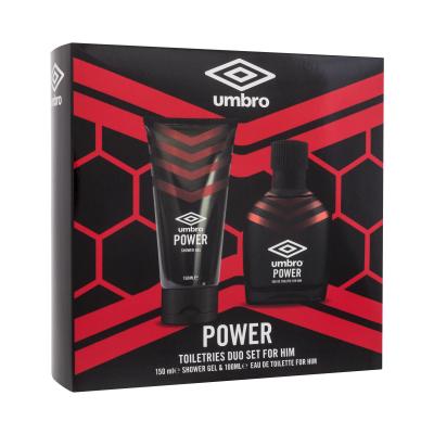 UMBRO Power Dárková kazeta toaletní voda 100 ml + sprchový gel 150 ml