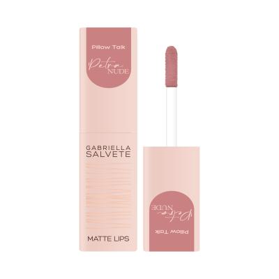 Gabriella Salvete Petra Nude Matte Lips Rtěnka pro ženy 4,5 ml Odstín Pillow Talk