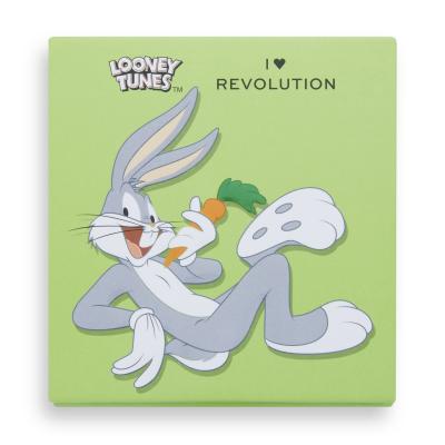 I Heart Revolution Looney Tunes Eyeshadow Palette Oční stín pro ženy 9 g Odstín Bugs