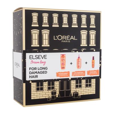 L'Oréal Paris Elseve Dream Long Dárková kazeta šampon Elseve Dream Long 250 ml + kondicionér Elseve Dream Long Wonder Water 200 ml + sérum na vlasy Elseve Dream Long Go Sleek Serum 100 ml