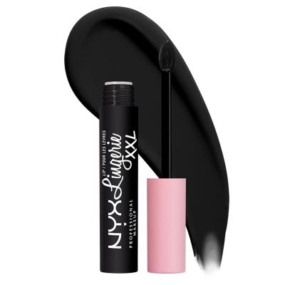 NYX Professional Makeup Lip Lingerie XXL Rtěnka pro ženy 4 ml Odstín 31 Naughty Noir