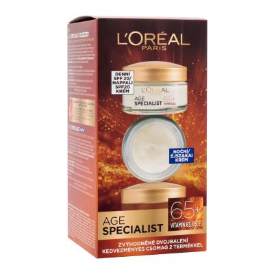 L'Oréal Paris Age Specialist 65+ Dárková kazeta denní pleťový krém Age Specialist 65 SPF20 50 ml + noční pleťový krém Age Specialist 65 50 ml