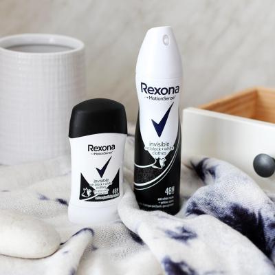 Rexona MotionSense Invisible Black + White Antiperspirant pro ženy 40 ml