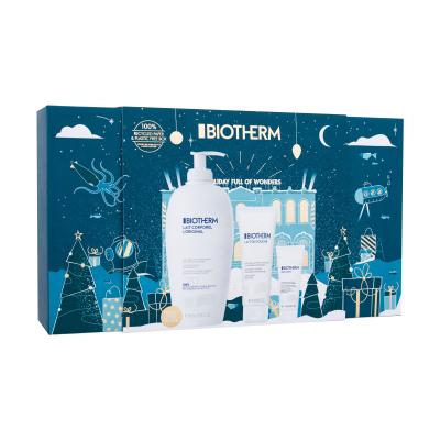 Biotherm Lait Corporel Body Milk Dárková kazeta tělové mléko Lait Corporel L'Original Anti-Drying Body Milk 400 ml + sprchové mléko Lait De Douche Cleansing Shower Milk 75 ml + péče o ruce Biomains Anti-Drying Hand Treatment 20 ml
